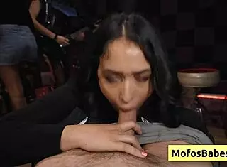 Hey, distracted sound engineer, get seduced for a blowjob by this natural busty brunette teen - Nia Bleu Brett Maker