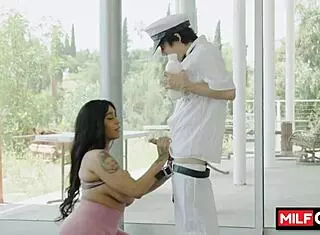 Hot Big Ass Brunette Paris The Muse Seduces Ricky Spanish With Amazing Big Naturals For Bathtub Fuck