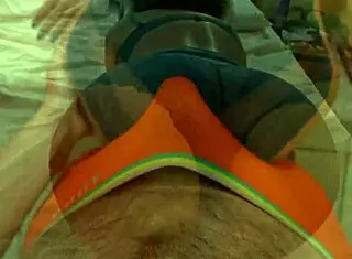 Clit Rubbing On Dick Leads To Intense Clothed Orgasm With Curvy Babe