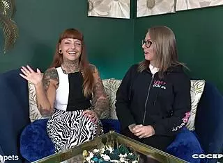 yourfavcumsluts cock puppets second full movie with piss in ffm bisexual strapon action