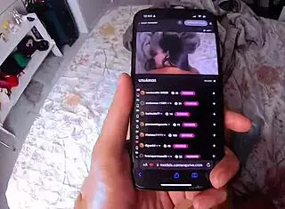 He ate my asshole live on web chat with cum on tits