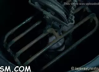 Bound and gagged servant finds subtle pleasure from vibrating device