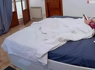 I Feel So Aroused Seeing My Stepson Jerking Off, Inviting Him To Pound My Pussy And Ass Deep