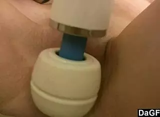 Dagfs - Skinny Slut Plays Quietly With A Toy