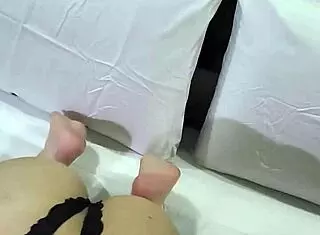 Cute Violet Shacking Sucking