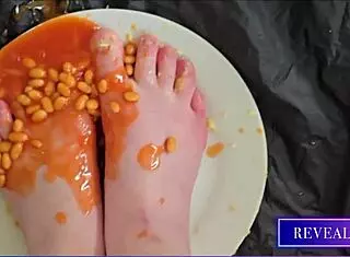 Intense Foot Fetish Fantasy with Sexy Soles and Toe-Sucking in Shower Delight