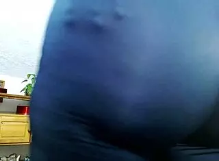 why's dawn teasing with that juicy fat ass in tight leggings, denying your orgasm like that?