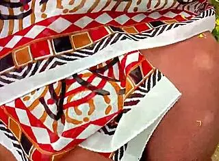 Everbest aunty gets brutally fucked outdoors in painful rough Indian sex