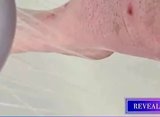 Intense Foot Fetish Fantasy with Sexy Soles and Toe-Sucking in Shower Delight