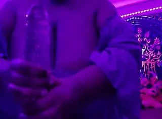 Oh, look at those huge natural tits bouncing on that big black cock