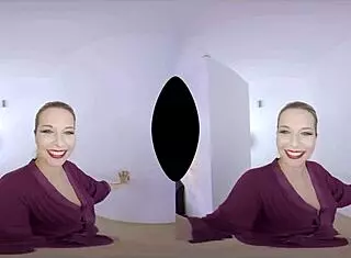 nikky dream delivers intense anal footjob in fishnets for ultimate vr experience