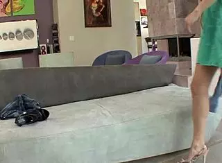 two lesbian blondes with piercing tongues feel special on their shaved pussies during intense licking and fingering in hot 69 action