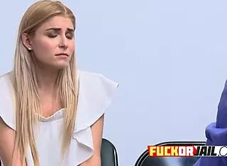 Hot blonde thieves get hard fucked in shop by burglar