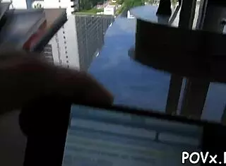 horny petite teen 18+ licks balls