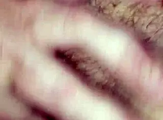 I'm rubbing this cum deep into my cervix to try getting pregnant.