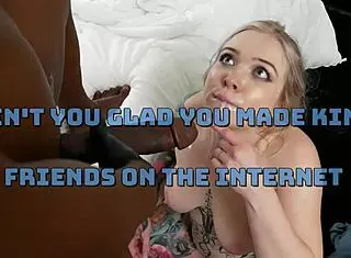 Kaiia Eve takes monster black cock in rough interracial pounding