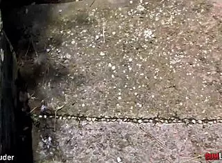 busty blonde amateur contrasts with intense action in homemade scene without any extras