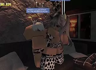 I experience wild Roblox action fucking a cowgirl in full intense riding mode.