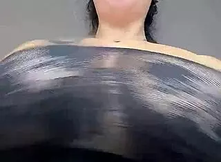 I wanted to sit on your face with my big natural saggy tits and hard nipples
