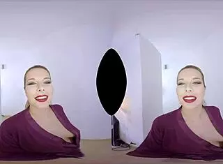 nikky dream delivers intense anal footjob in fishnets for ultimate vr experience