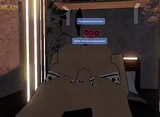 I experience wild Roblox action fucking a cowgirl in full intense riding mode.