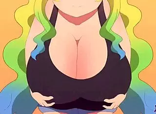 lucoas big tits get all wet during titfuck