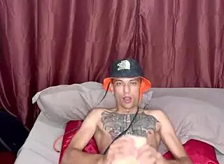 Thiago kelton grabs fake silicone ass for intense thrusting. what happens when he discovers the hidden surprises inside that bedroom setup?