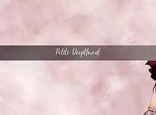 She starts with teasing licks and deepthroat gagging on his big cock. Then he slaps her face during rough face fucking until two cumshots surprise her.