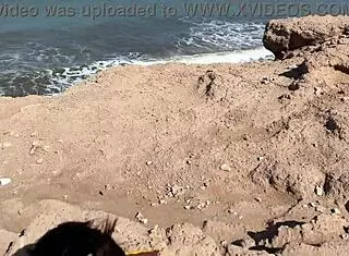 Quickly fucking naughty petite brunette girl outdoors with big cock bent over doggystyle until creampie.