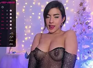 small breasts bounce while big ass latina moans in delight from submissive doggystyle fucking!