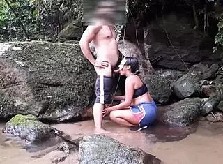 damn, good waterfall spot needs that blowjob and anal action with big ass ebony slut.
