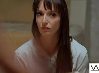 Lexi Luna dives into her fantasy, licking and kissing that hot redhead babe's big tits and tattooed pussy in a wild lesbian session