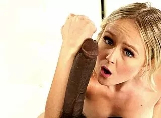 oh man, a monster cock just for this cute stepdaughter?