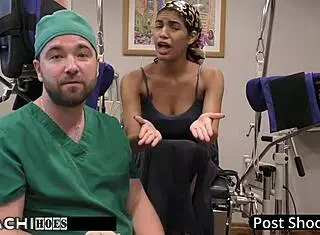 Freshman Maya Fierce Endures Intense Hitachi Orgasm By Doctor Tampa
