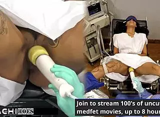 Freshman Maya Fierce Endures Intense Hitachi Orgasm By Doctor Tampa