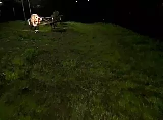 Public Outdoor Internal Creampie