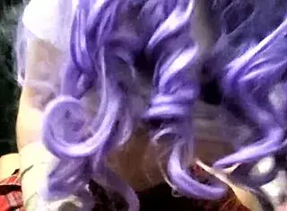 Oh man, this ahegao slut is all tied up and getting teased with my big cock in homemade bondage fun