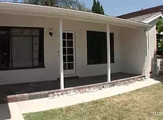 Brunette eagerly skips work to dive into her first MMF threesome with big cock deepthroat and doggystyle shaved pussy action