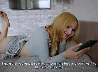 Stepsister Sets Book Aside to Suck and Ride Her Stepbrother's Big Cock