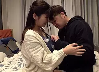 boyfriend's request leads her to strip for another guy and unleash small devil mode with soft breast pressure paizuri