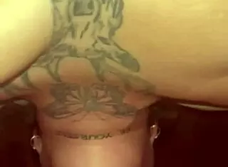 Sloppy deepthroat from girlfriend swallowing cum