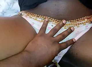 Sexy black petite teen rides big cock in tight pussy