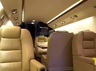 I love when teddy tarantino gets triple bj from horny flight attendants kiki willow and emma