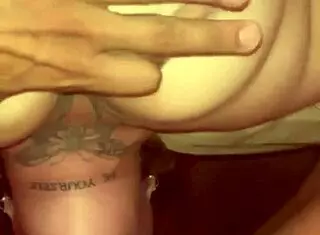 Sloppy deepthroat from girlfriend swallowing cum