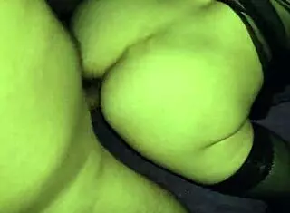 What happens behind the scenes of our homemade milf lingerie filming in stockings?