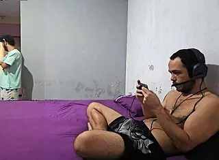 I Feel So Hurt My Husband Ignores Me For Games So I Fuck His Best Friend Right In Front Almost Risky Sex With Brazilian Wife