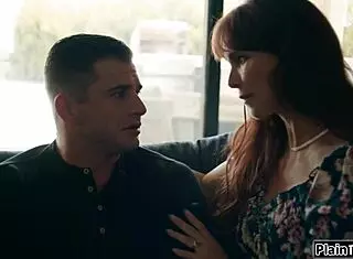 Milf Redhead Seduces Young 18+ For Deepthroat Blowjob And Cheating Taboo Sex