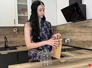 Oh damn, this Pakistani Indian Arab rough bdsm fantasy with Heeramaandi randi and mutne video is intense