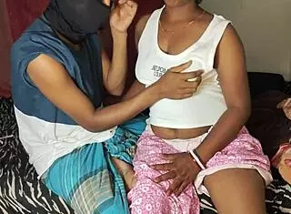 Married woman starts affair with milk seller in bedroom. She gets bent over for doggystyle pounding on wedding night.