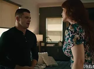 Milf Redhead Seduces Young 18+ For Deepthroat Blowjob And Cheating Taboo Sex